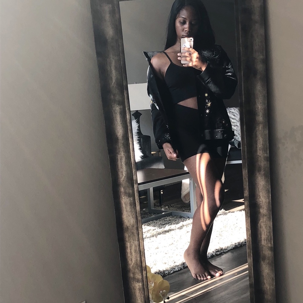 H&M Oversized Corduroy Stars and Moon Jacket